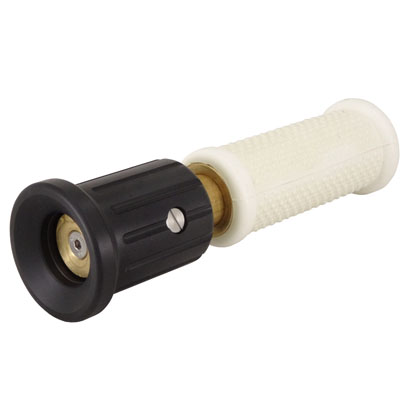 AKMSH03-W, brass spray head black, white handgrip