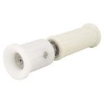 AKRSHW3-W, roestvrij stalen sproeikop wit, witte handgreep