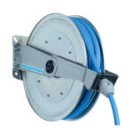 AKBO889-12-15, Roestvast stalen automatische slanghaspel "Nederman 889" voor 15 m 1/2" slang.