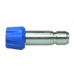 ADAPN1/4-2530B, adaptateur long en inox avec buse de pulvérisation 2530 et protection bleue
