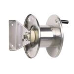 AKM9000, Enrouleur manuel en inox pour 20m de tuyau 1/2" ou 20 m. 3/8".