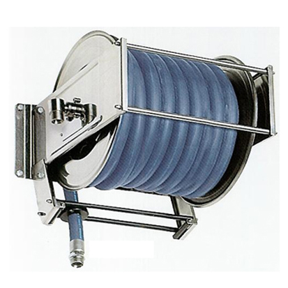 AKV5000, Stainless steel automatic hose reel, suitable for 30 m. 3/4 hose  or 25 m. 1. - AKBO