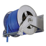 AKV6001, Stainless steel automatic hose reel, suitable for 40 m. 3/4" hose or 25 m. 1".
