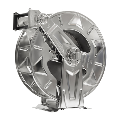 AKV1000, Stainless steel automatic hose reel, suitable for 15 m. 1/2" hose or 15 m. 3/8".