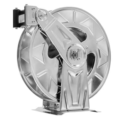 AKV1200, Stainless steel automatic hose reel, suitable for 13 m. 3/4 hose  or 8 m. 1 - AKBO